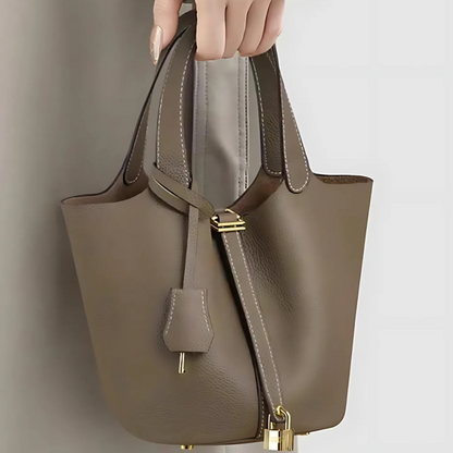 BELLATREND™ | LEATHER BUCKET HANDBAG
