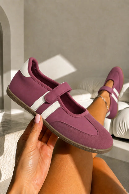 Comfort Mary Jane Padded Footbed Slip On Trainers