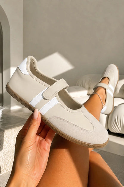 Comfort Mary Jane Padded Footbed Slip On Trainers