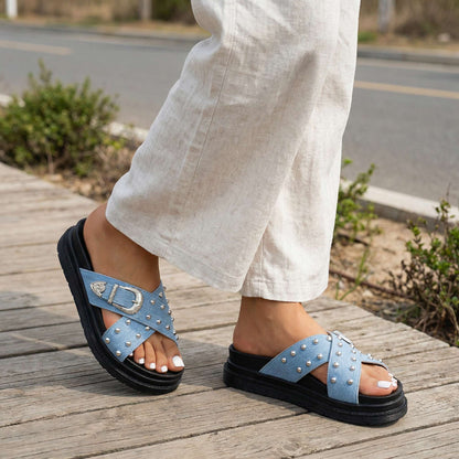 Monroe Comfort Platform Sandals
