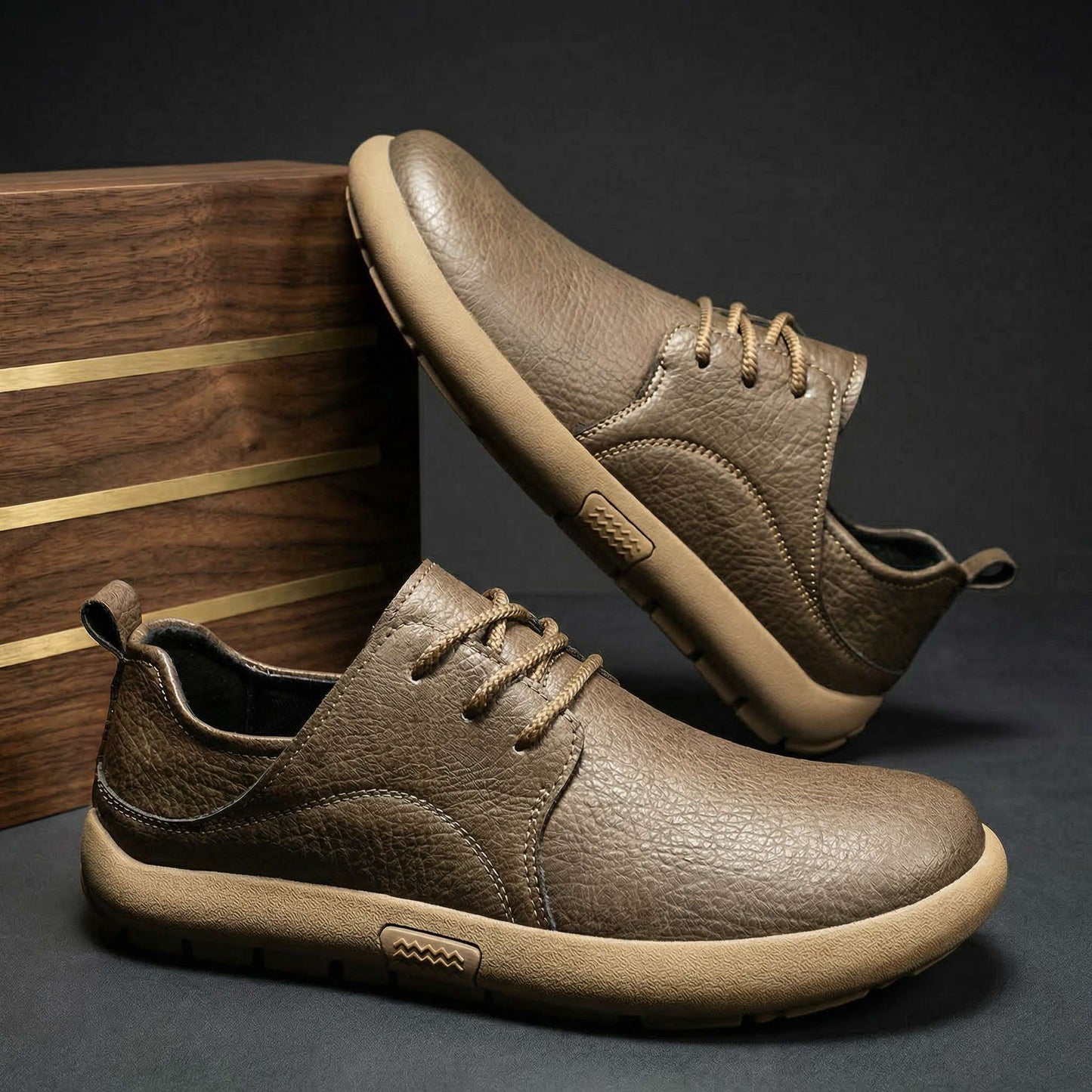 Victor Belmont Leather Sneakers