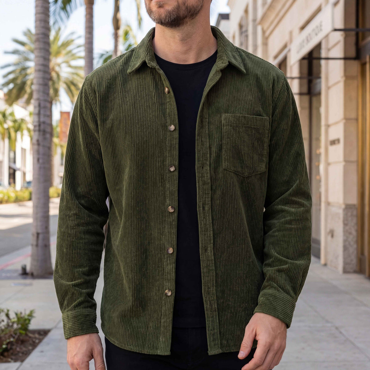 Asher Corduroy Shirt