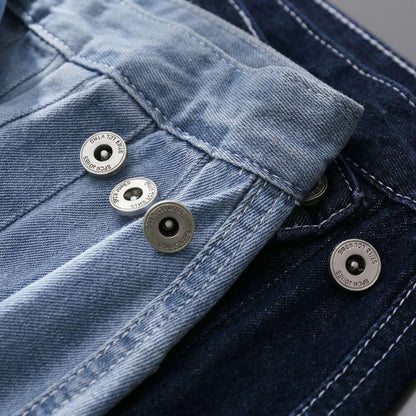 The Linea Wrap Denim Skirt