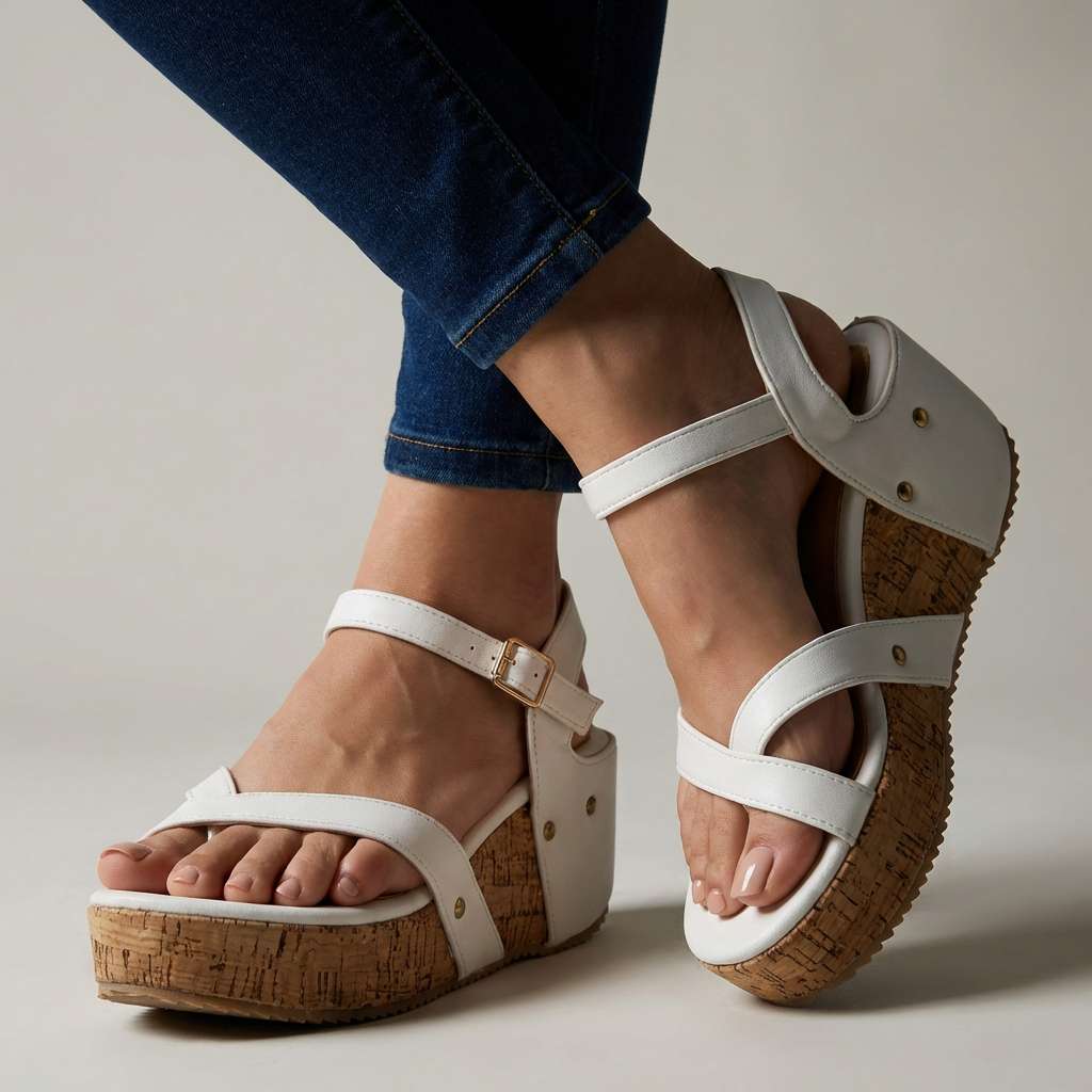 Bellarosa Cork Wedges