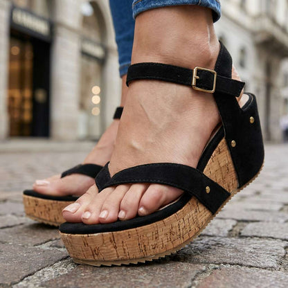 Bellarosa Cork Wedges