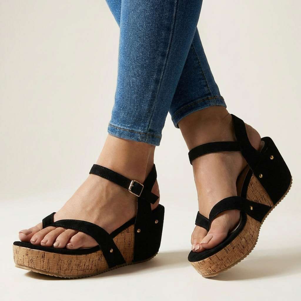 Bellarosa Cork Wedges