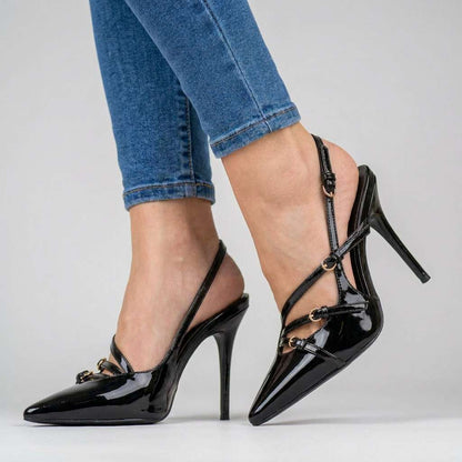 Sapphira Strappy Slingback Heels