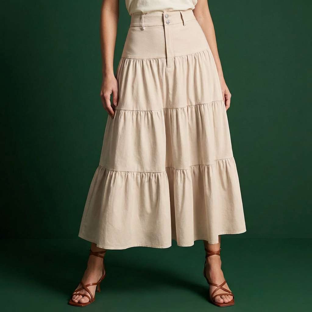 Selene Luxe Midi Skirt