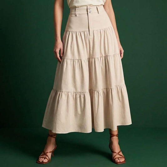Selene Luxe Midi Skirt