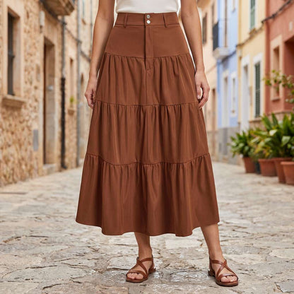 Selene Luxe Midi Skirt