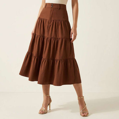 Selene Luxe Midi Skirt