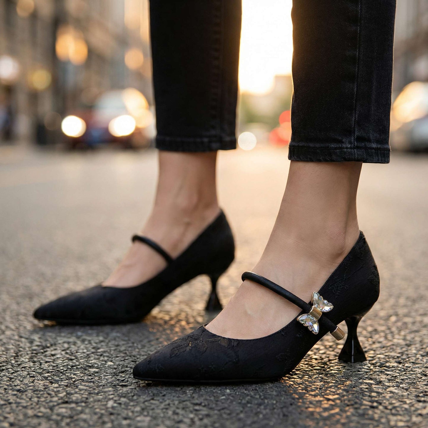 Charlotte Grace Butterfly Heels