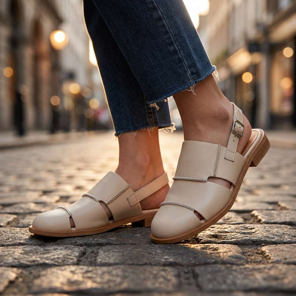Valentina Leather Sandals