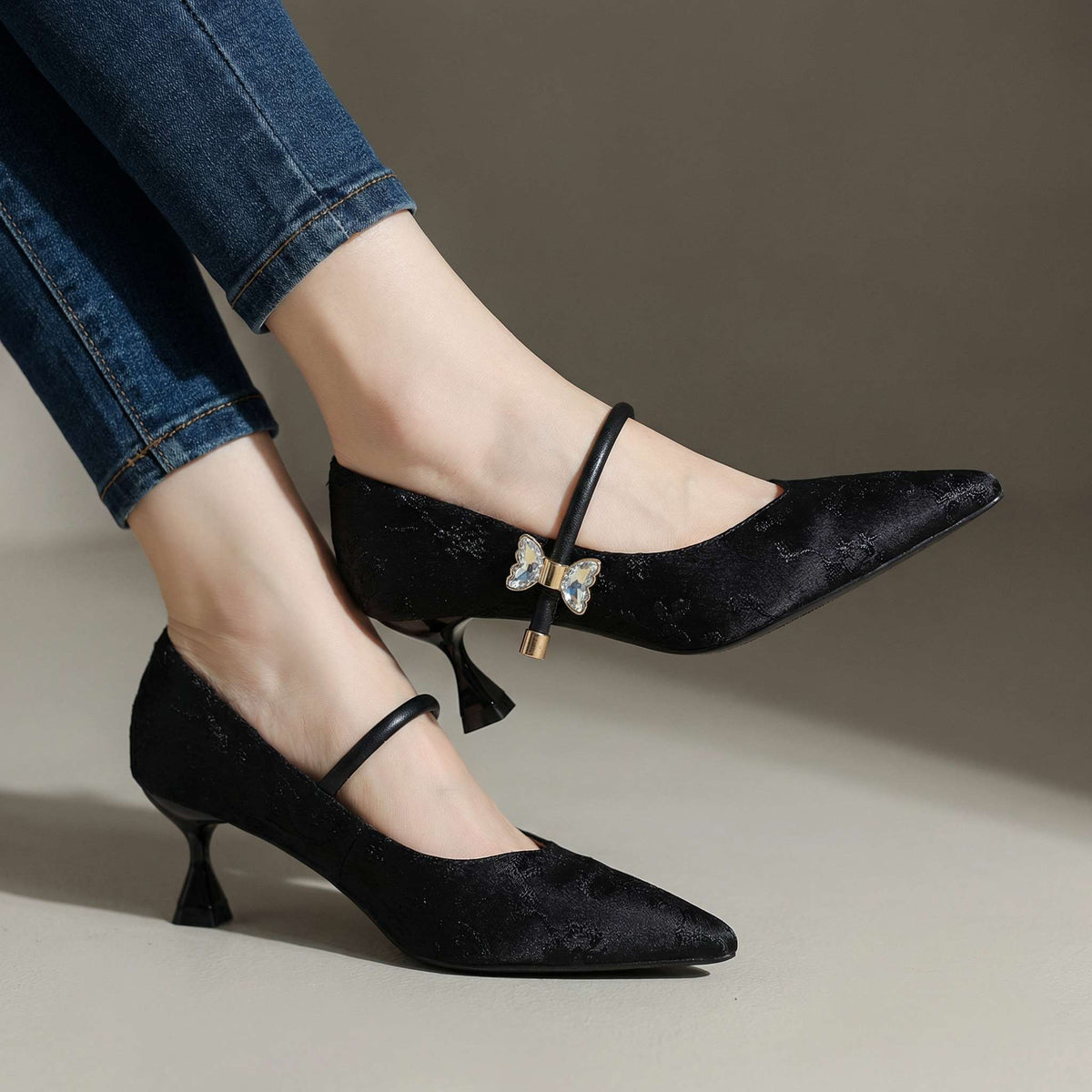 Charlotte Grace Butterfly Heels