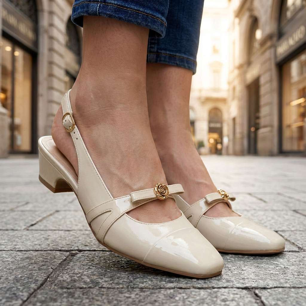 The Rosalie Slip-On Sandals