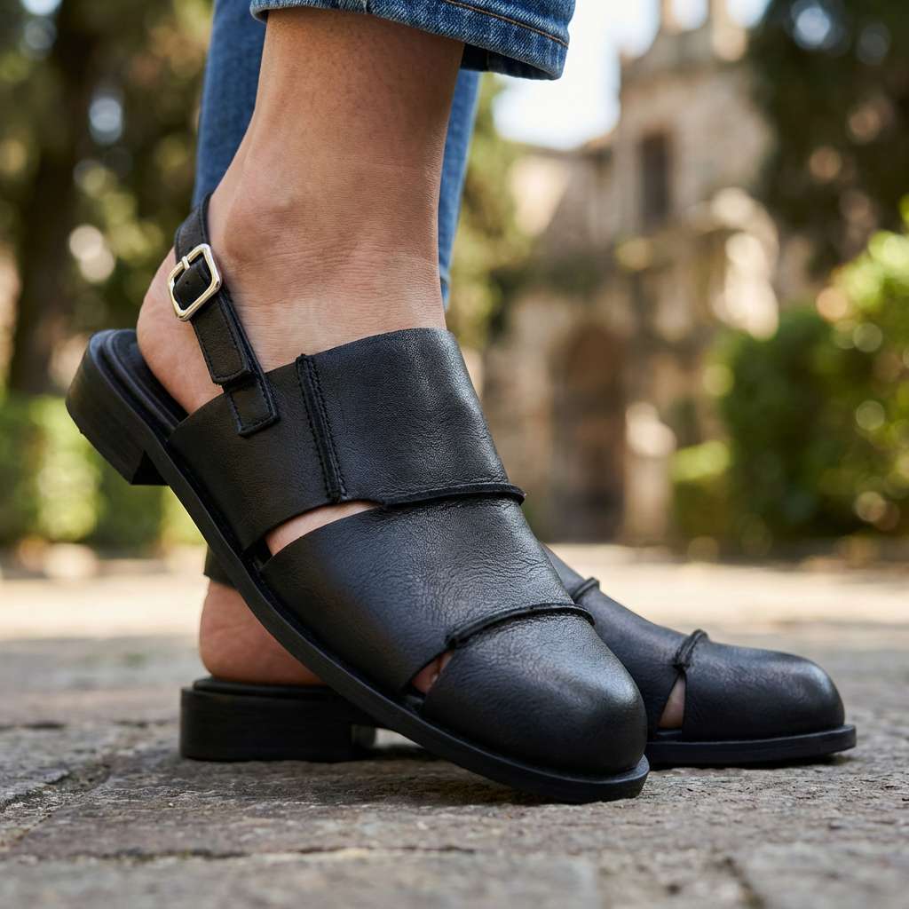 Valentina Leather Sandals