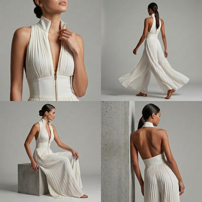 Capri Wide-Leg Jumpsuit
