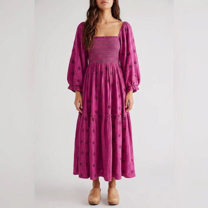Sienna Puff Sleeve Midi