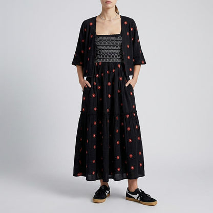 Sienna Puff Sleeve Midi