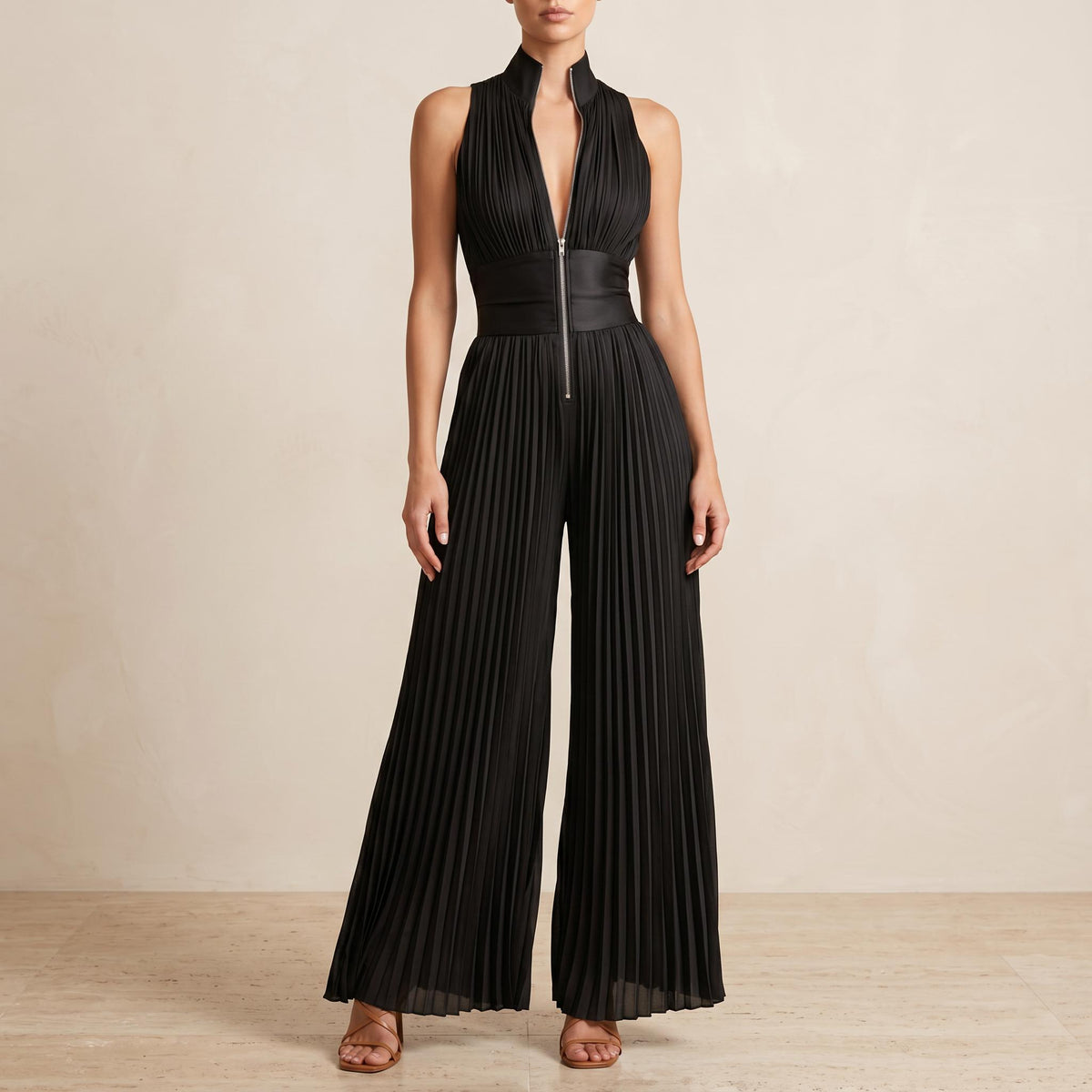 Capri Wide-Leg Jumpsuit