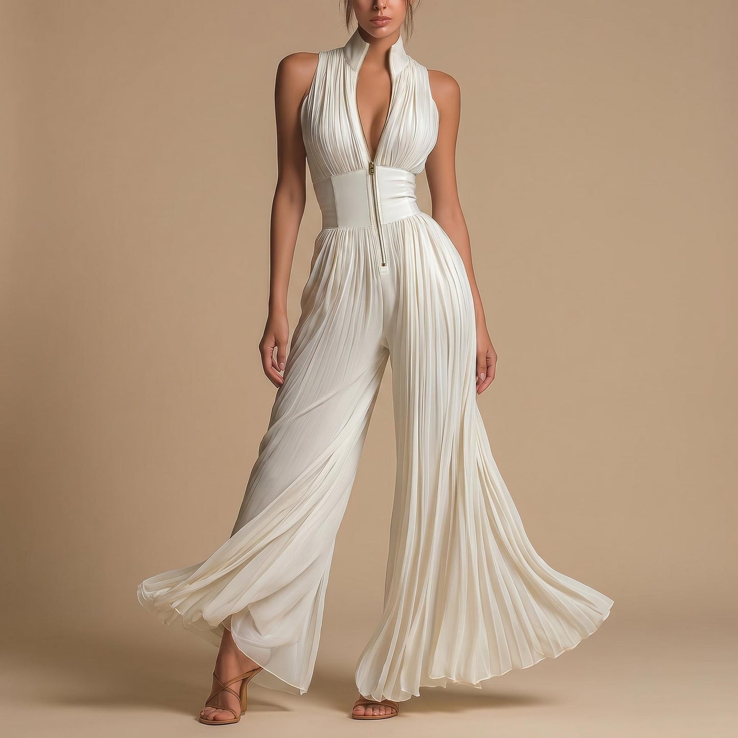 Capri Wide-Leg Jumpsuit