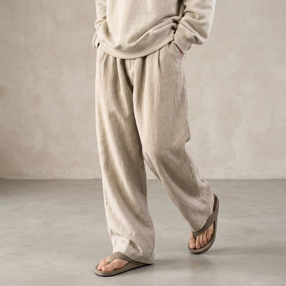 Torino Loose Fit Linen Pants