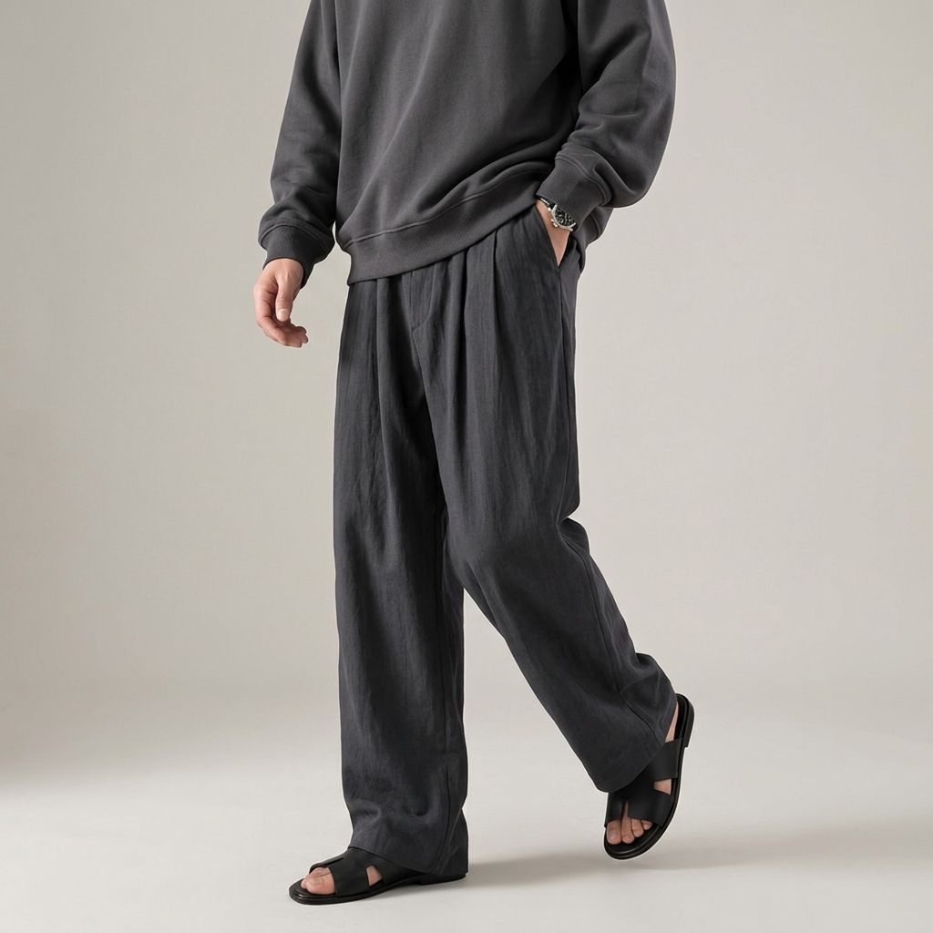 Torino Loose Fit Linen Pants