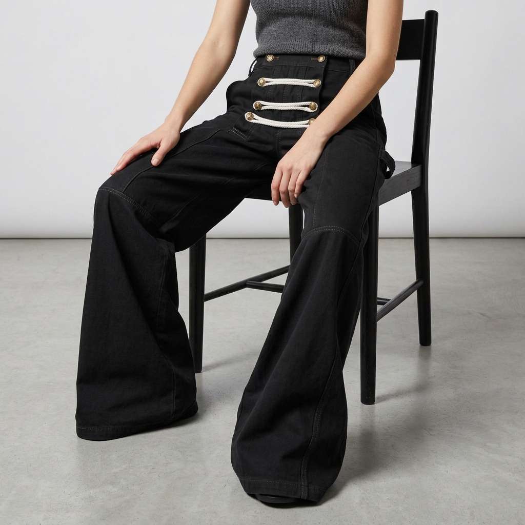 Sorrento Utility Wide-Leg Pants