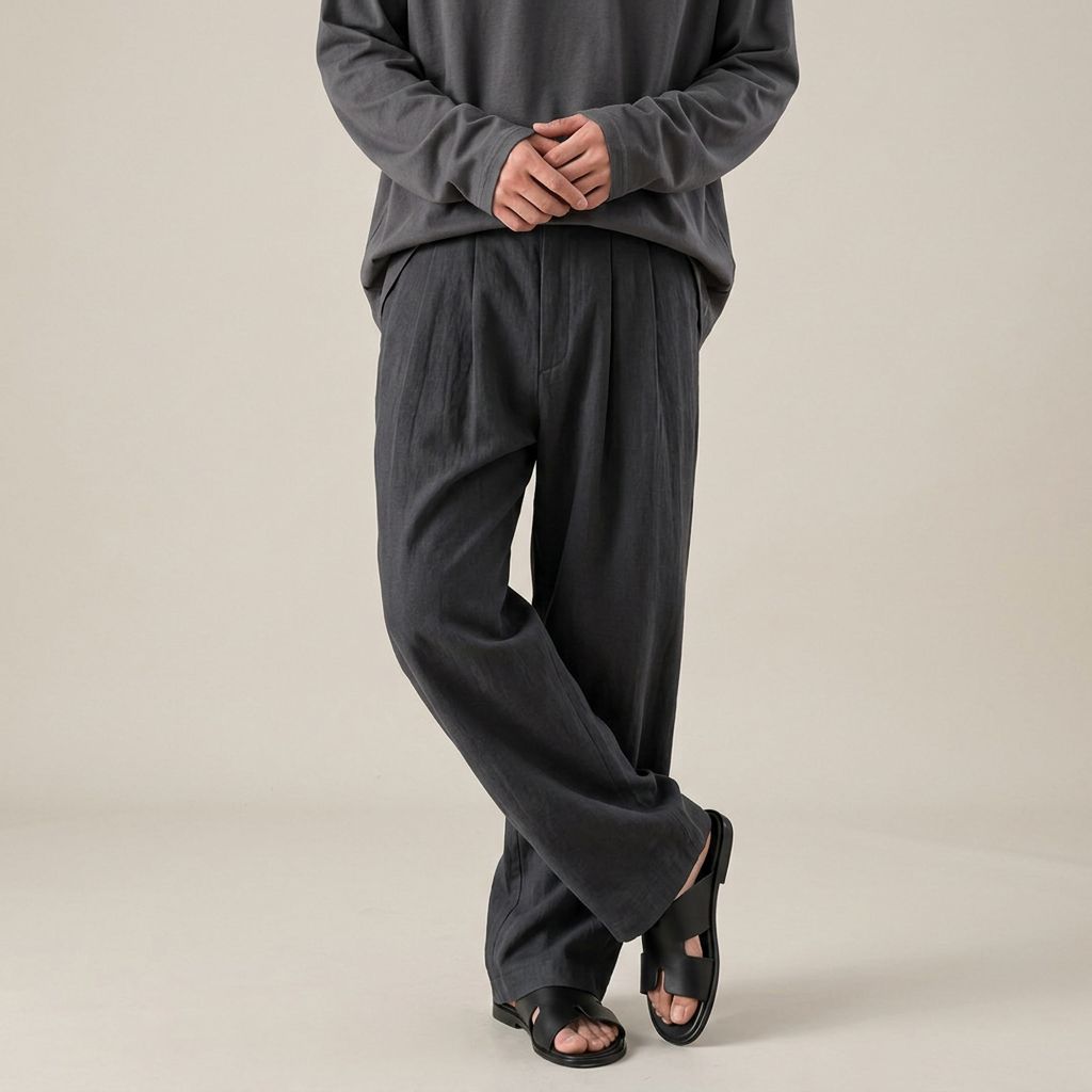 Torino Loose Fit Linen Pants