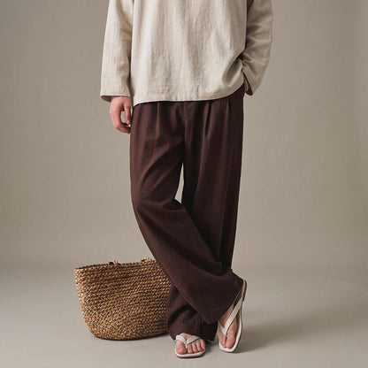 Nico Relaxed Wide-Leg Trousers