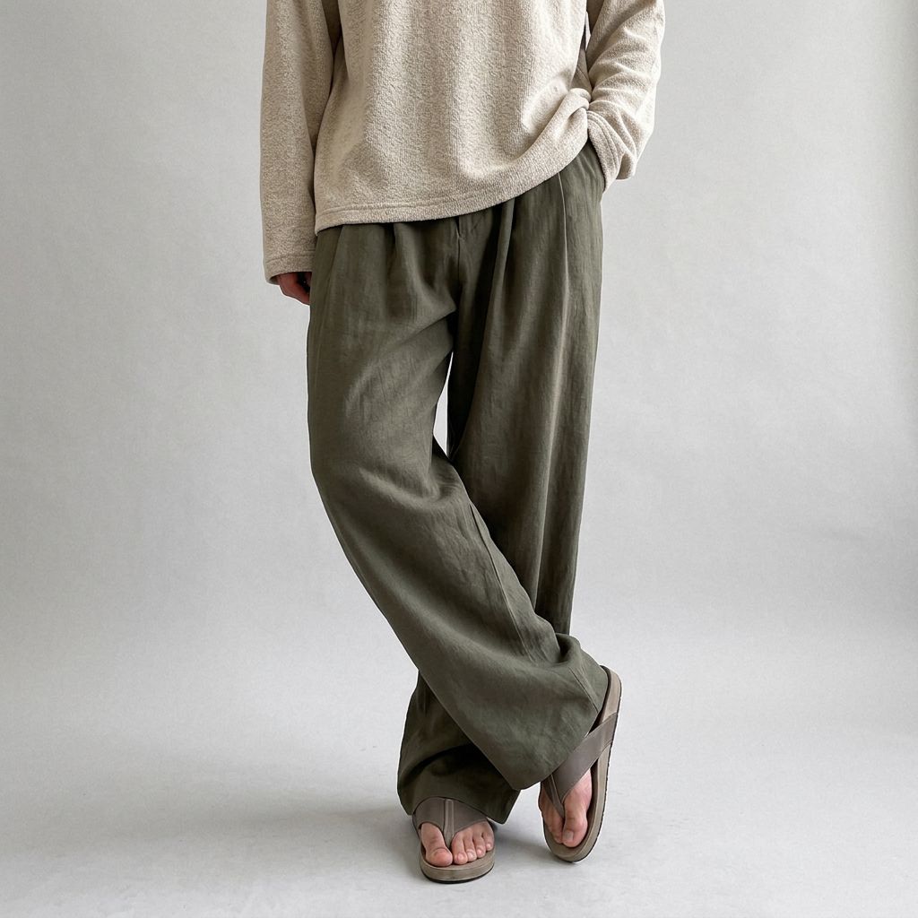 Torino Loose Fit Linen Pants