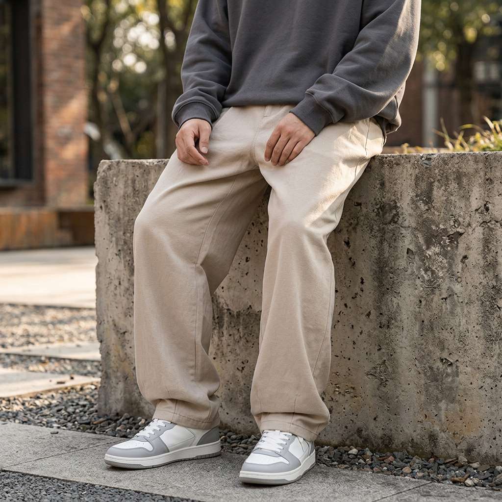 Nico Relaxed Wide-Leg Trousers