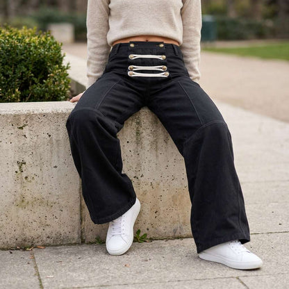 Sorrento Utility Wide-Leg Pants