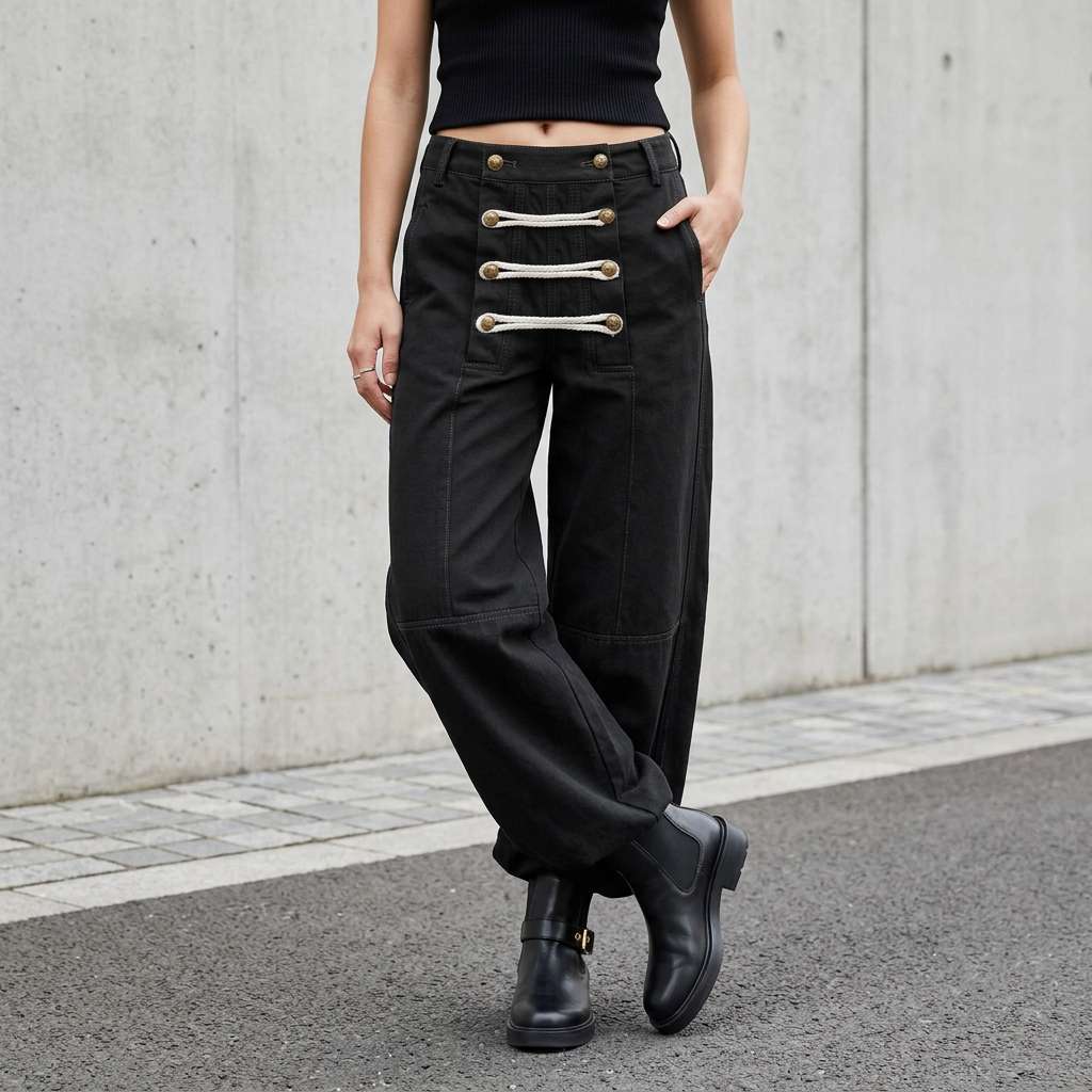Sorrento Utility Wide-Leg Pants
