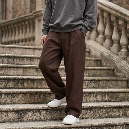 Nico Relaxed Wide-Leg Trousers