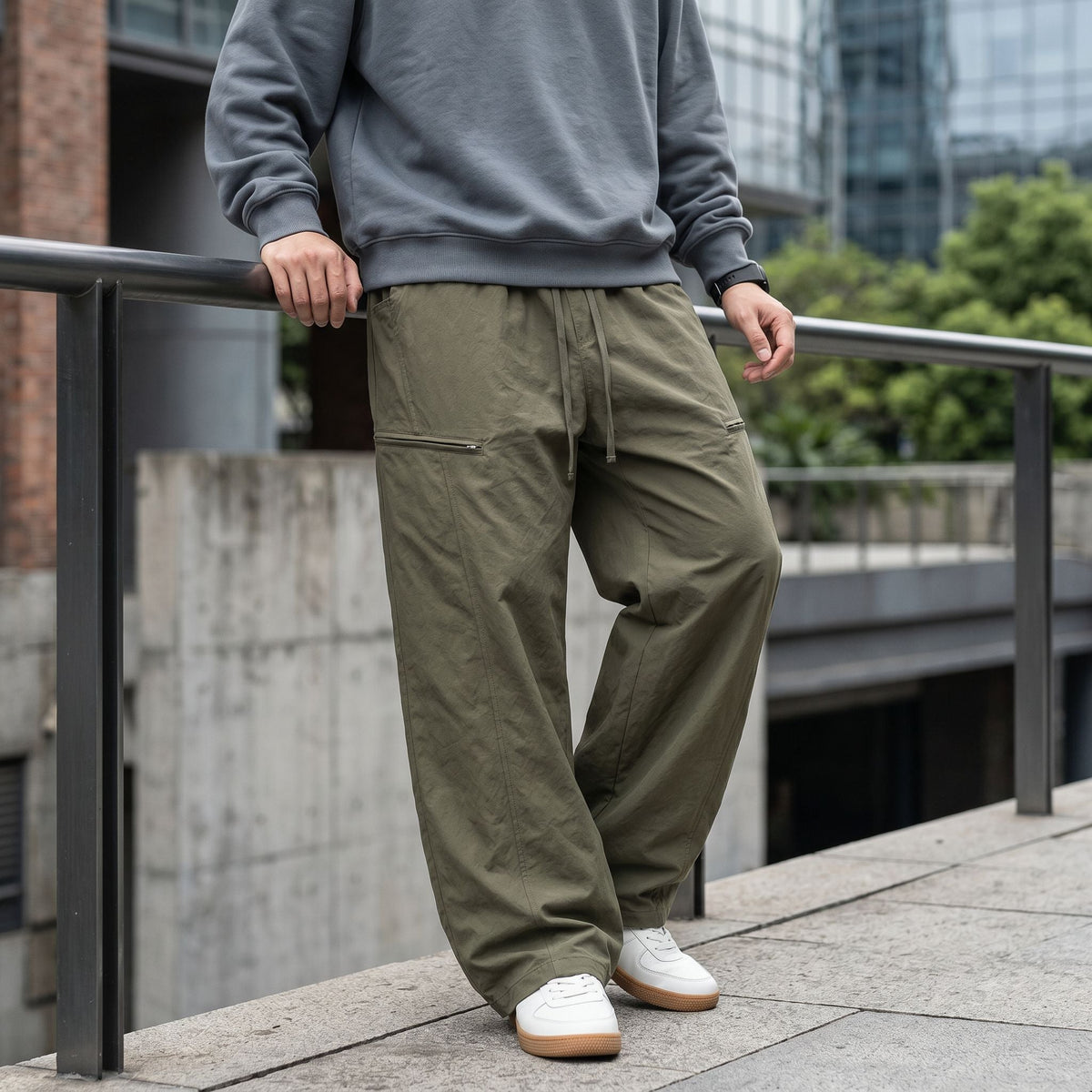Bruno Drawstring Cargo Pants