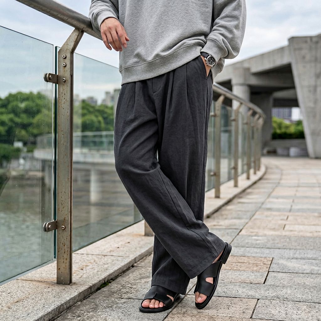 Torino Loose Fit Linen Pants