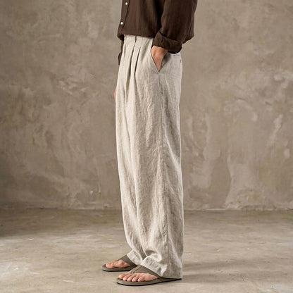 Torino Loose Fit Linen Pants