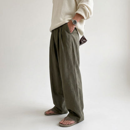Torino Loose Fit Linen Pants