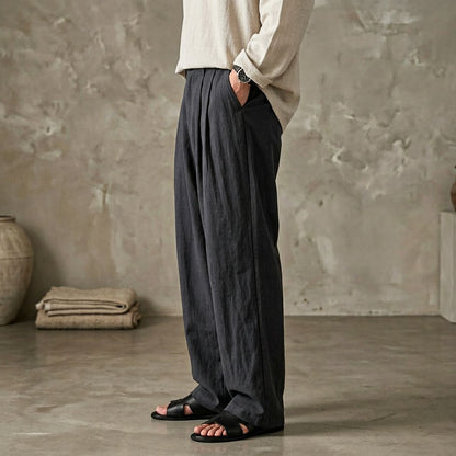 Torino Loose Fit Linen Pants