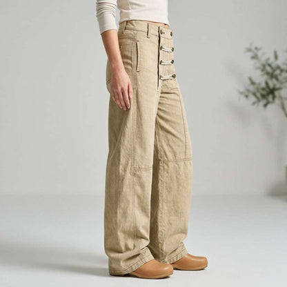 Sorrento Utility Wide-Leg Pants