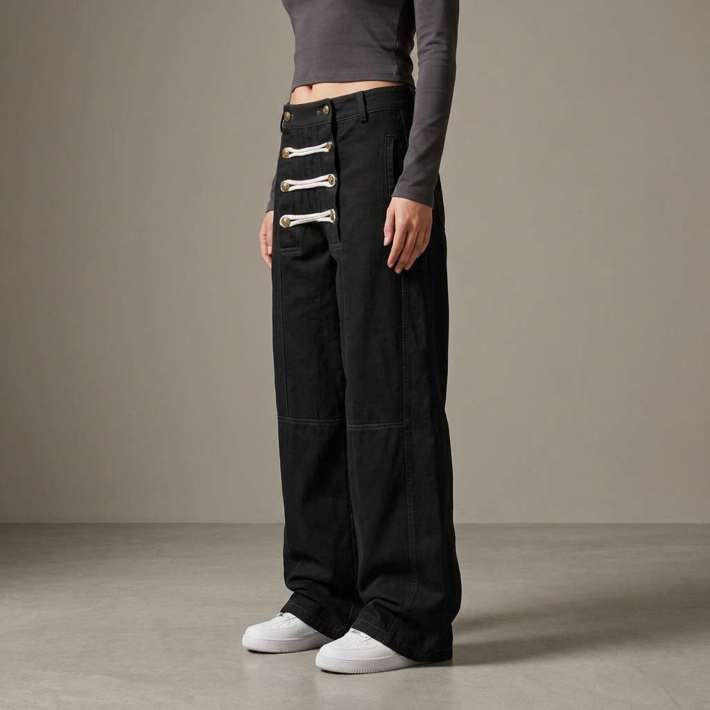 Sorrento Utility Wide-Leg Pants