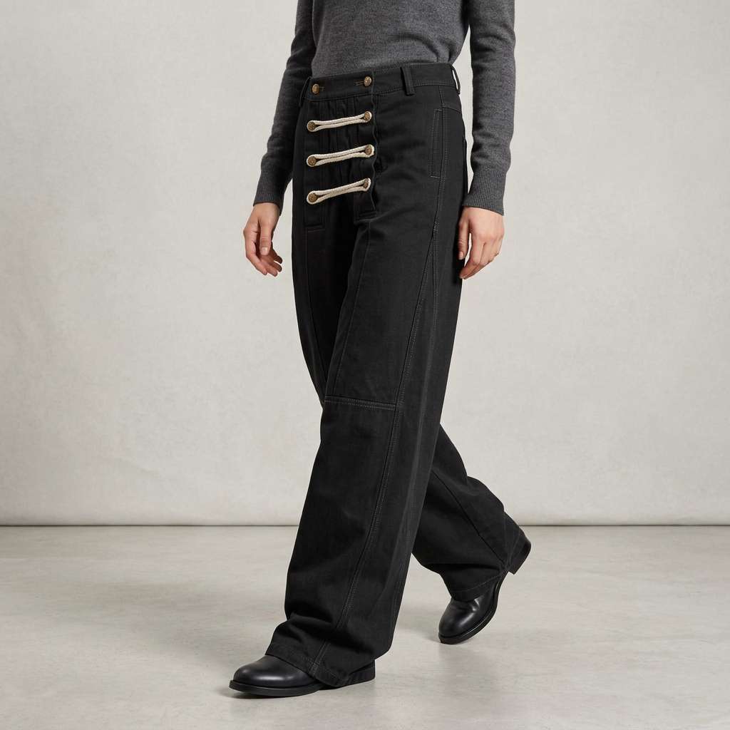 Sorrento Utility Wide-Leg Pants