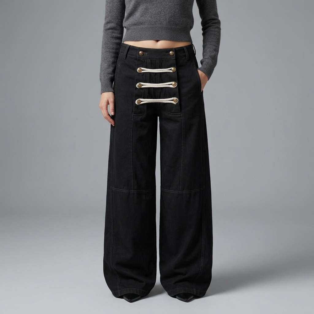 Sorrento Utility Wide-Leg Pants